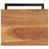 vidaXL sideborde 2 stk. 31,5x24,5x64,5 cm massivt akacietræ