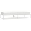 vidaXL sengeramme 80x200 cm metal hvid