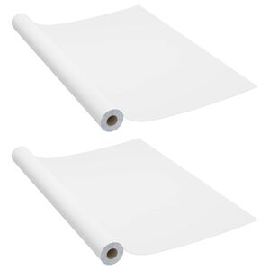 vidaXL selvkl&aelig;bende m&oslash;belfolie 2 stk. 500x90 cm PVC hvid