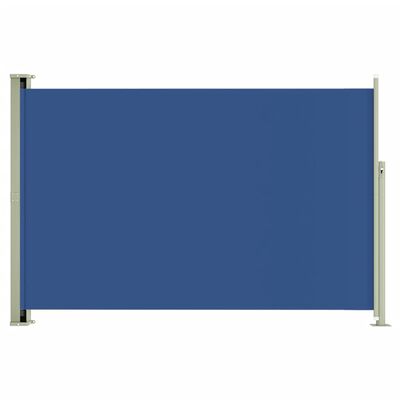 vidaXL sammenrullelig sidemarkise til terrassen 200x300 cm blå