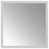 vidaXL LED badev&aelig;relsesspejl Transparent 30 x 30 cm h&aelig;rdet glas