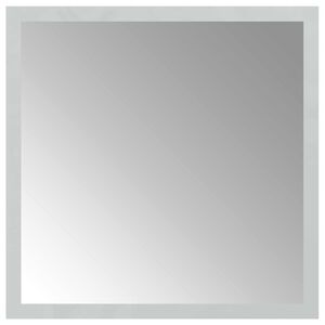 vidaXL LED badev&aelig;relsesspejl Transparent 30 x 30 cm h&aelig;rdet glas