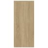 vidaXL skænk 102x33x75 cm konstrueret træ sonoma-eg