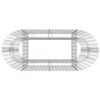 vidaXL gabion-højbed 120x50x100 cm galvaniseret jern
