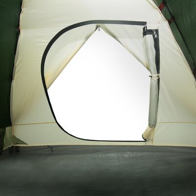 vidaXL 6-personers campingtelt vandtæt kuppel grøn