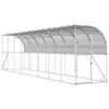 vidaXL H&oslash;nsehus Mod V&aelig;g S&oslash;lv 600 x 150 x 215 cm Galvaniseret st&aring;l
