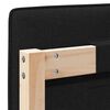 vidaXL Polstret sengegavl Brun og sort 80 cm Massiv fyrretr&aelig;