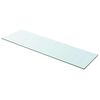vidaXL hylde glaspanel klar 100x30 cm