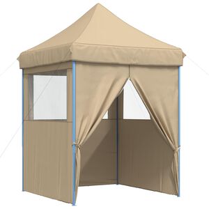vidaXL Party Tent 200 x 200 x 306 cm Beige Oxford stof