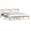 vidaXL sengeramme 180x200 cm Super King massivt tr&aelig;