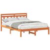 vidaXL Sengestel Brun 120 x 200 cm Massiv fyrretr&aelig;