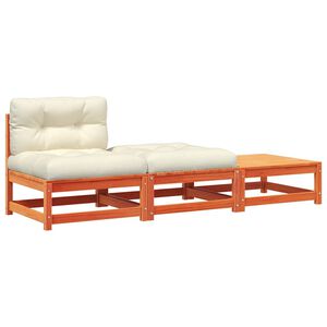 vidaXL sofa med hynder og fodskamler uden arml&aelig;n