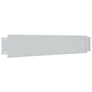 vidaXL havekanter 5 stk. galvaniseret st&aring;l 100 x 19 cm