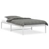 vidaXL sengeramme 100x200 cm metal hvid