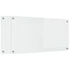 vidaXL Køkken bagvæg Transparent 100 x 50 cm hærdet glas