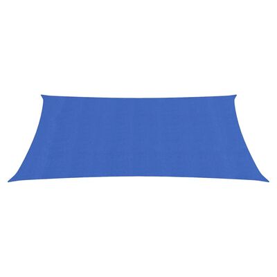 vidaXL solsejl 2,5x4 cm 160 g/m² HDPE blå