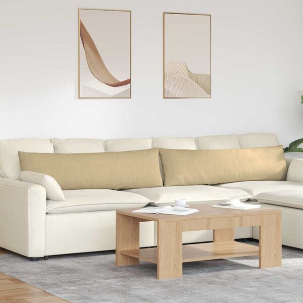 vidaXL Sofapuder 2 pcs Grågrøn 145 x 40 cm Velourstof