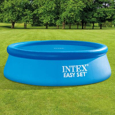Intex solopvarmet poolovertræk 244 cm rundt