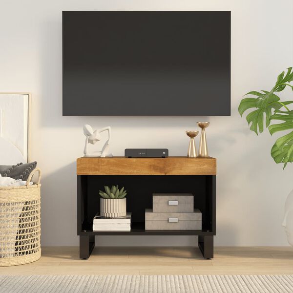 vidaXL tv-bord 60x33x43,5 cm massivt mangotr&aelig;