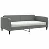 vidaXL daybed med madras 100x200 cm stof m&oslash;rkegr&aring;