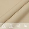 vidaXL solsejl 2,5x2,5 m firkantet oxfordstof beige