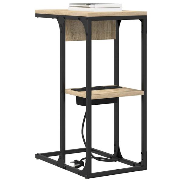 vidaXL Natskab Sonoma eg 41,5 x 26 x 60,5 cm Konstrueret tr&aelig;