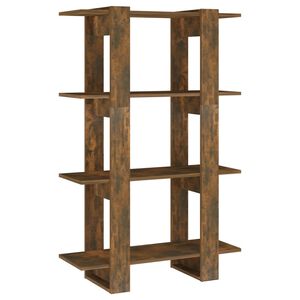 vidaXL bogreol/rumdeler 80x30x123,5 cm r&oslash;get egetr&aelig;