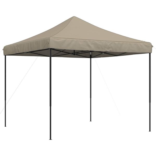 vidaXL Party Tent Gr&aring;brun 292 x 292 x 315 cm Oxford stof
