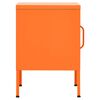 vidaXL natborde 2 stk. 35x35x51 cm st&aring;l orange