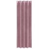 vidaXL Mørklægningsgardiner 2 pcs Mørk pink 140 x 245 cm Fløjl