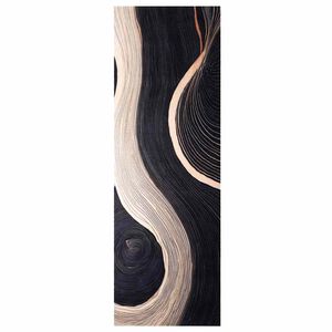 vidaXL K&oslash;kken t&aelig;ppe Sort 180 x 60 cm Fl&oslash;jl