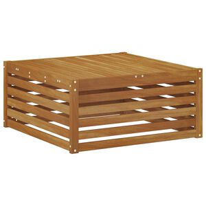 vidaXL Udend&oslash;rs Bord Massivt Akacietr&aelig; Naturfarvet 79 x 79 x 37 cm