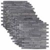 vidaXL Mosaik Fliser Gr&aring; 30 x 30 cm Marmor