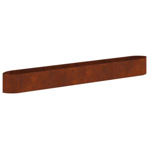 vidaXL H&aelig;vet Havebed Cortenst&aring;l 380 x 40 x 40 cm St&aring;l