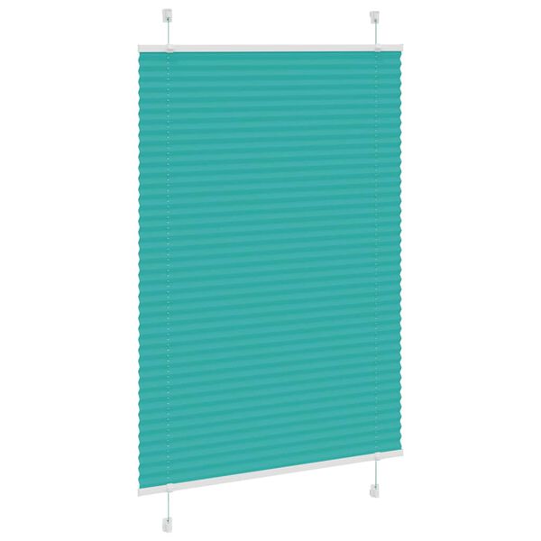 vidaXL Pliss&eacute;gardin Benzin Gr&oslash;n 85x150 cm Stofbredde 84,4 cm Polyester