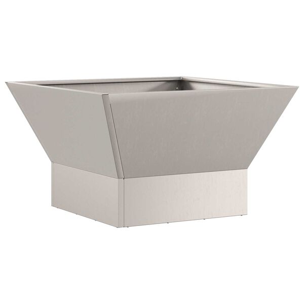 vidaXL Bålsted Brun 60 x 60 x 35 cm Stål