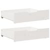 vidaXL sengeskuffer 2 stk. 75x55x17 cm massivt fyrretr&aelig; hvid
