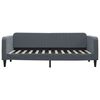 vidaXL daybed 100x200 cm velour mørkegrå
