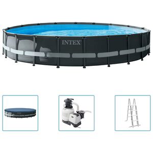 Intex Ultra XTR Frame swimmingpool 610x122 cm rundt