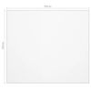 vidaXL bordbeskytter 90x90 cm 1,6 mm PVC transparent
