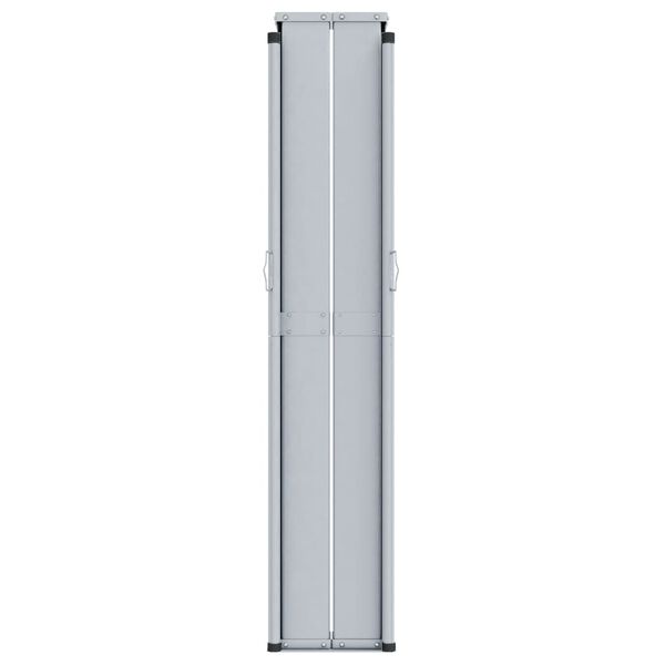 vidaXL sammenrullelig sidemarkise 160x1000 cm antracitgrå