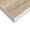 vidaXL v&aelig;ghylder 4 stk. 80x23,5x3,8 cm MDF egetr&aelig;sfarve og hvid