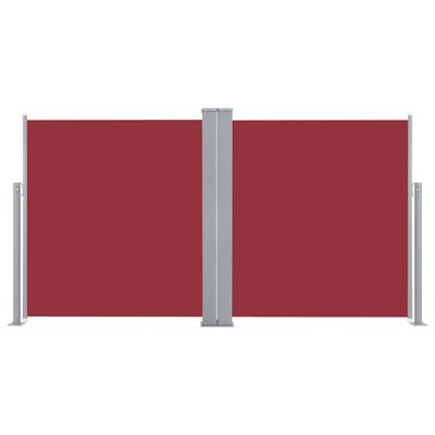 vidaXL sammenrullelig sidemarkise 140 x 600 cm rød