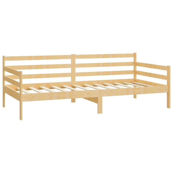 vidaXL daybed med skuffer 90x200 cm massivt fyrretræ