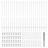 vidaXL Hegn med post S&oslash;lv 1,5 x 50 m St&aring;l