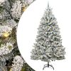 vidaXL Kunstigt juletr&aelig; 300 cm 300 LED'er Varm hvid PVC og St&aring;l