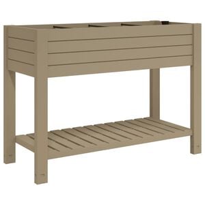 vidaXL h&oslash;jbed 110x45x79 cm polypropylen lysebrun