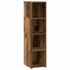 vidaXL Highboard Gammelt tr&aelig; 30 x 41 x 124 cm Konstrueret tr&aelig;