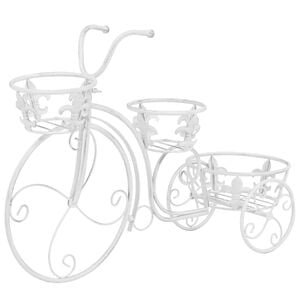 vidaXL plantestativ cykelform vintagestil metal
