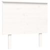 vidaXL sengeramme uden madras 90x200 cm massivt fyrretr&aelig; hvid